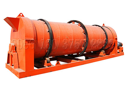 Rotary drum stirring granulator for bio organic fertilizer