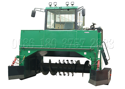 Compost fertilizer making machine, processing process